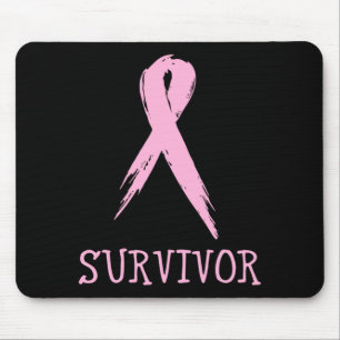 Tapis De Souris Ruban de sensibilisation au cancer du sein pour su