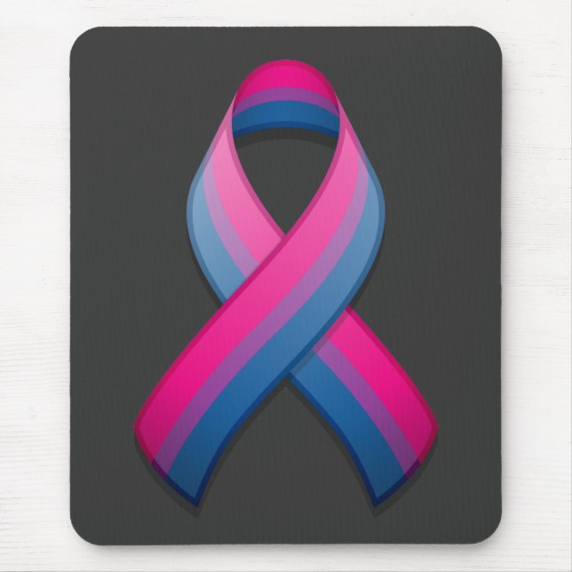 Tapis De Souris Ruban Mousepad de conscience de Bi (Devant)