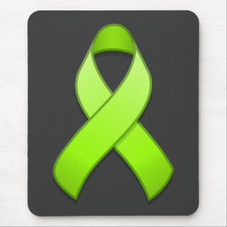 Tapis De Souris Ruban Mousepad de conscience de vert de chaux