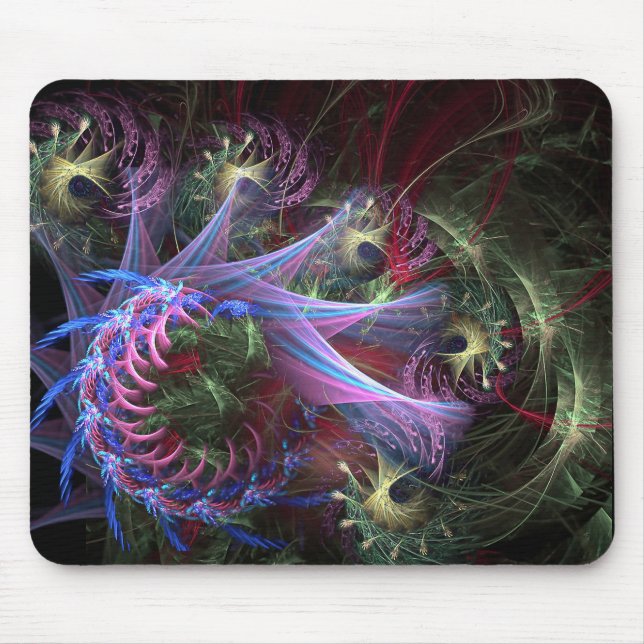Tapis De Souris Rubans fractaux Full Swirl Mousepad (Devant)