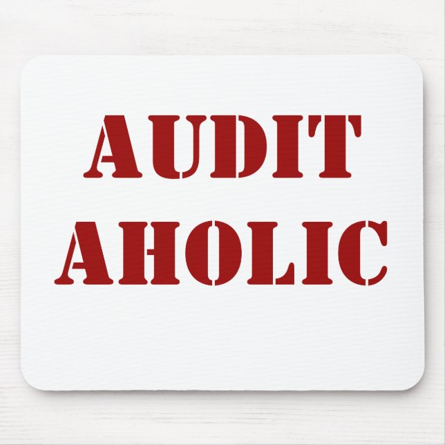 Tapis De Souris Rude Auditor Surnom - Auditaholic (Devant)