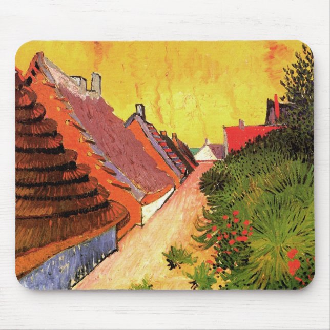 Tapis De Souris Rue à Saintes Maries par Vincent van Gogh (Devant)