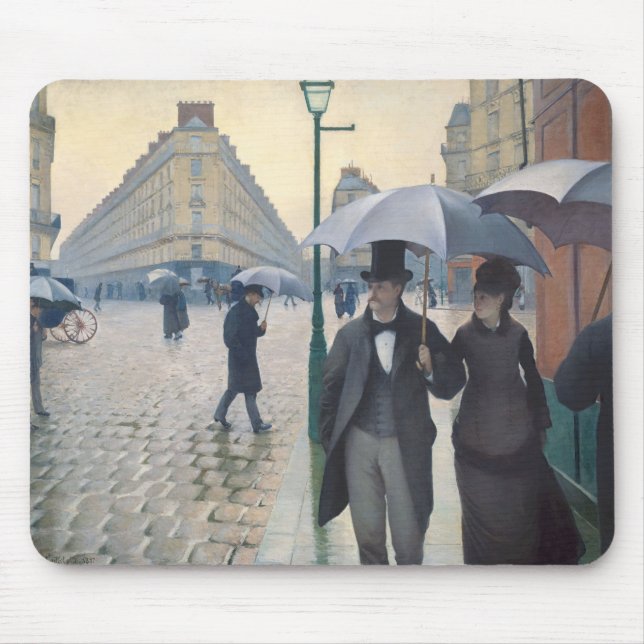 Tapis De Souris Rue de Paris, temps de pluie (Devant)