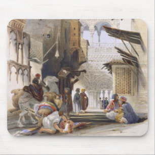 Tapis De Souris Rue menant à l'EL Azhar, le Caire grand, pub. 184