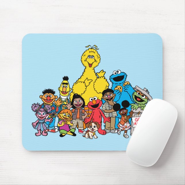 Tapis De Souris Rue Sésame | Pal sésame sortant (Avec souris)