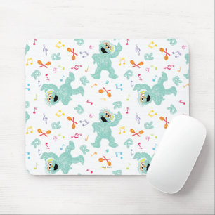 Tapis De Souris Rue Sésame   Rosita Music Scribble Motif