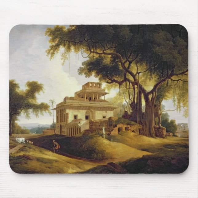 Tapis De Souris Ruines du Naurattan, Sasaram, le Bihar, 1811 (Devant)