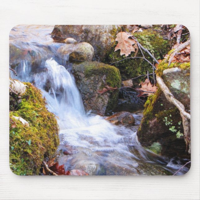 Tapis De Souris Ruisseau Mousepad de forêt (Devant)