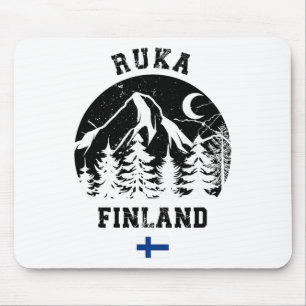 Tapis De Souris Ruka Kuusamo Finlande Station de ski Rukatunturi A