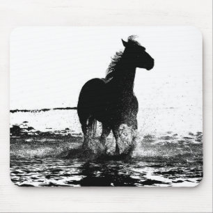 Tapis De Souris Running Horse Modern Elegant Pop Art Template