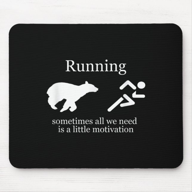 Tapis De Souris Running. Motivation  (Devant)