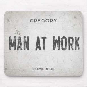 Tapis De Souris Russe Moderne Industrielle Agritourisme Homme Nom