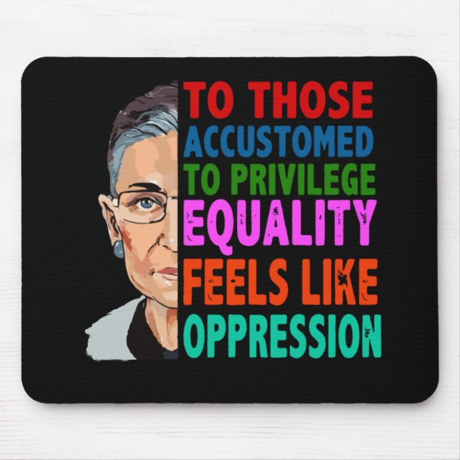 Tapis De Souris Ruth Bader Ginsburg (Devant)