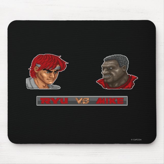 Tapis De Souris Ryu contre Mike (Devant)