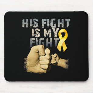 Tapis De Souris Sa lutte est ma lutte Sensibilisation au cancer in