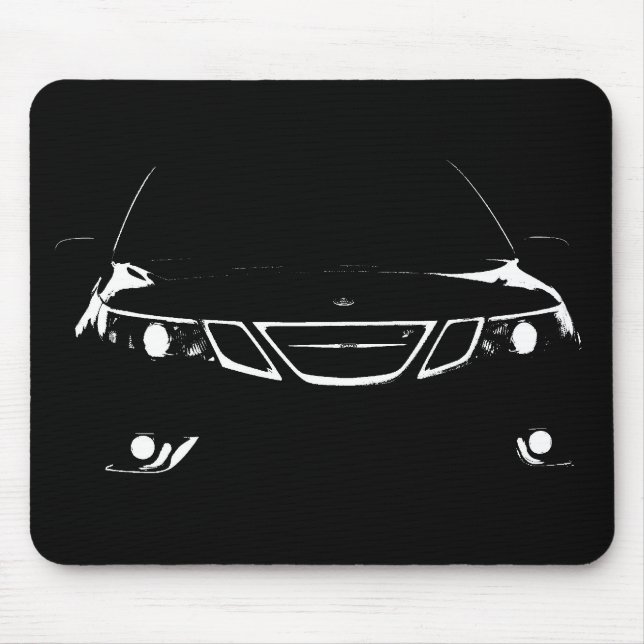 Tapis De Souris Saab 9-3 Mousepad aérien (Devant)
