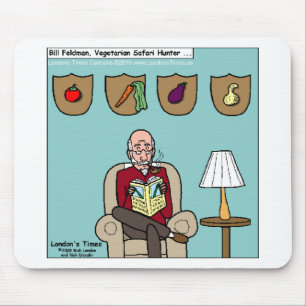 Tapis De Souris Safari végétarien Chasseur Drôle Mugs Tee - shirts