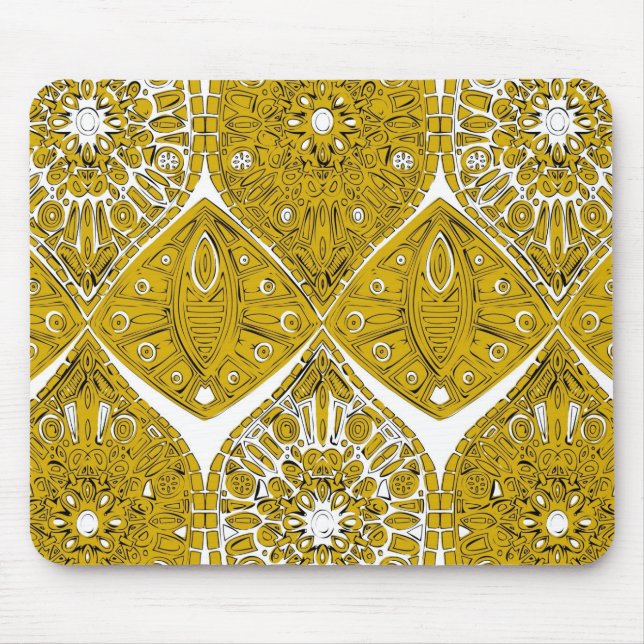 Tapis De Souris saffreya ocre (Devant)