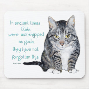 Tapis De Souris Sagesse des chats - dans les temps anciens, les ch