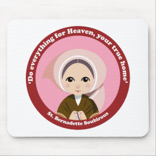 Tapis De Souris Saint Bernadette Soubirous
