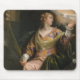 Tapis De Souris Saint Catherine de l'Alexandrie en prison