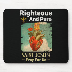 Tapis De Souris Saint catholique Joseph, saint patron des pères, p