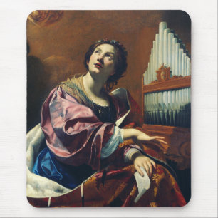 Tapis De Souris Saint Cecilia par Simon Vouet