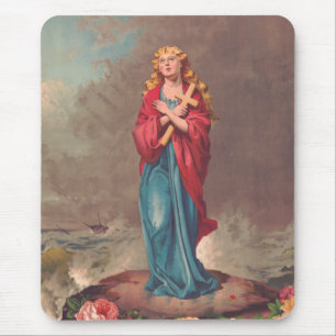 Tapis De Souris Saint Christina of Bolsena patron of sailors