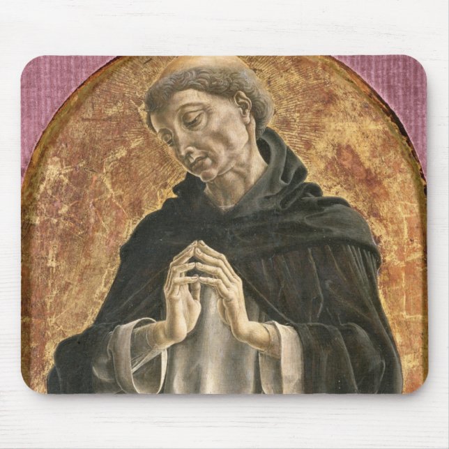 Tapis De Souris Saint Dominique (tempera sur le panneau) (Devant)