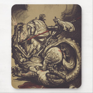 Tapis De Souris Saint Georges et le Dragon Grand Martyr
