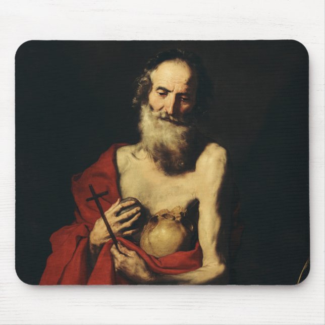 Tapis De Souris Saint Jérôme par Jusepe de Ribera (Devant)