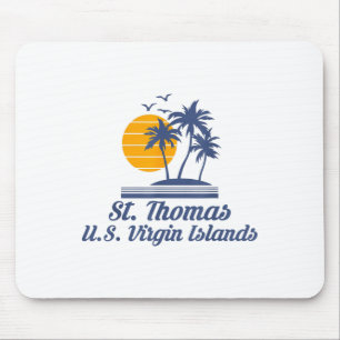 Tapis De Souris Saint Thomas Us Virgin Islands Plage Caraïbes