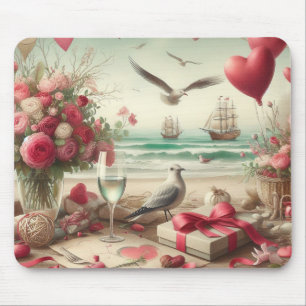 Tapis De Souris Saint-Valentin côtière/nautique