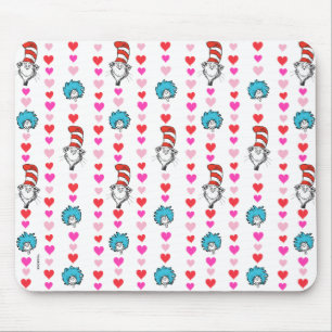 Tapis De Souris Saint-Valentin de Dr. Seuss Motif de cœur du Cha