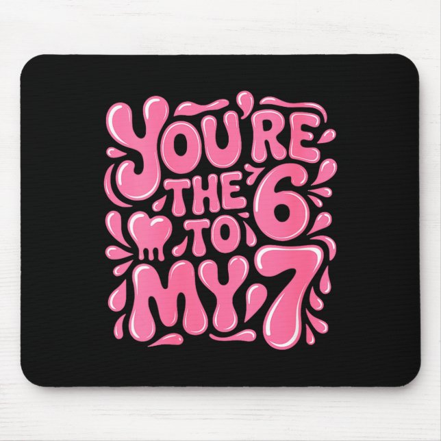 Tapis De Souris Saint Valentin drôle pour femmes 67 Meme Couples T (Devant)