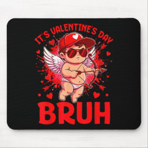 Tapis De Souris Saint-Valentin mecs enfants drôle coeur Valentin