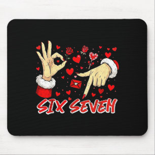 Tapis De Souris Saint-Valentin Six Sept 67 Mème Drôle 6 7 Femmes H