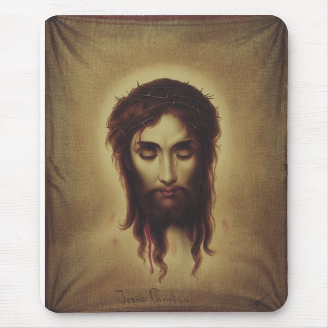 Tapis De Souris Sainte Face de Jésus Christ (Devant)