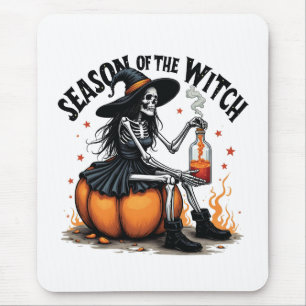 Tapis De Souris Saison De La Sorcière Éffrayante Hallowee Wtich