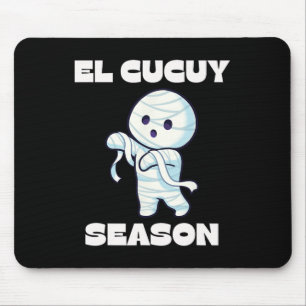 Tapis De Souris Saison El Cucuy - Drôle espagnol Halloween mexicai