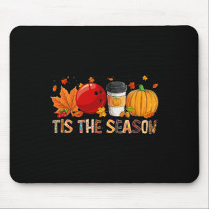 Tapis De Souris Saison Leopard Citrouille Bowling Halloween Leaf a