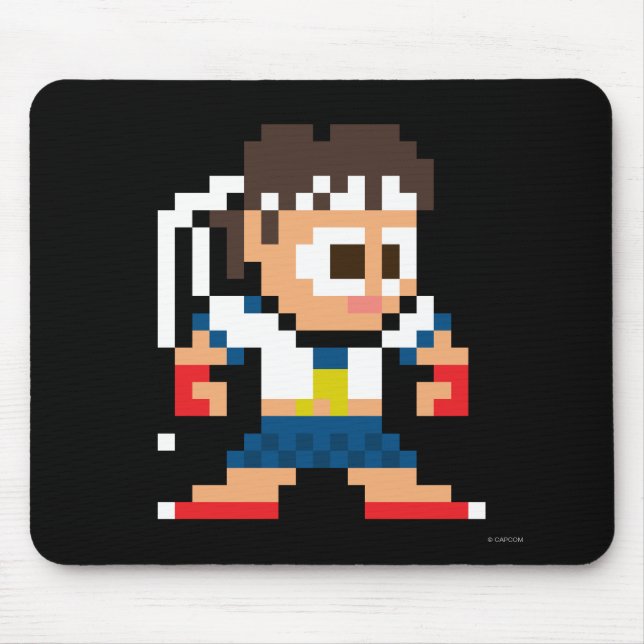 Tapis De Souris Sakura à 8 bits (Devant)