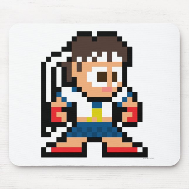 Tapis De Souris Sakura à 8 bits (Devant)