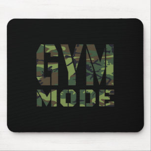 Tapis De Souris Salle de gym Fitness Bodybuilding Camouflage Poids