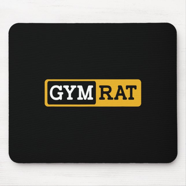 Tapis De Souris Salle de gym Rat Bodybuilding Workbuilding Bodybui (Devant)