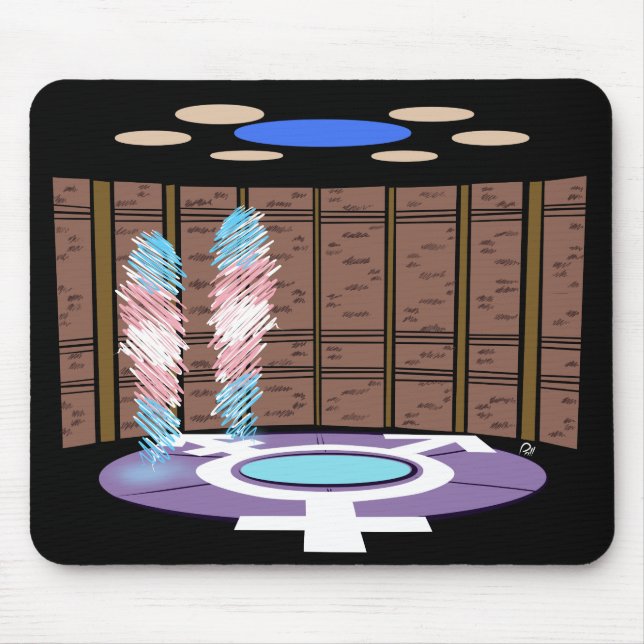 Tapis De Souris Salle de transport - Mousepad (Devant)