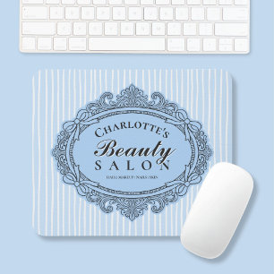 Tapis de souris Salon Cadre à ruban orné Baby Blue