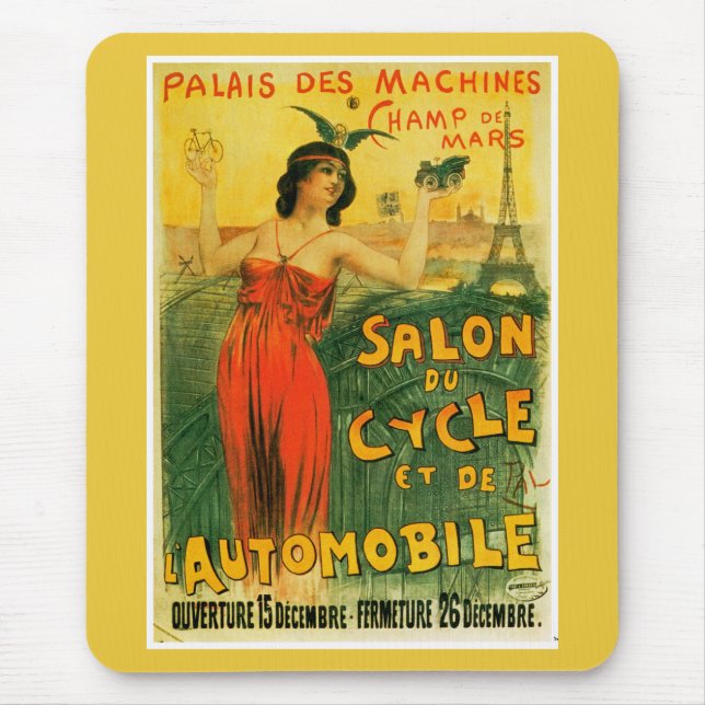 Tapis De Souris Salon du Cycle et Automobile (Devant)