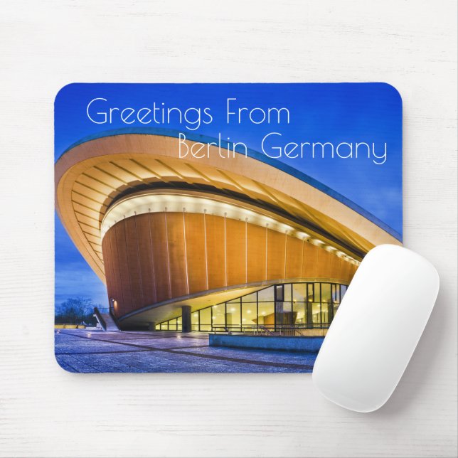 Tapis De Souris Salutations De Berlin Allemagne (Avec souris)