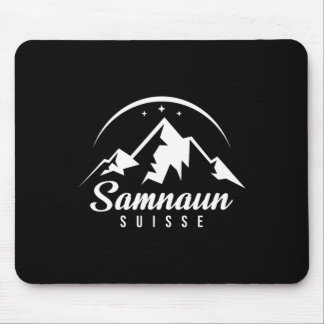 Tapis De Souris Samnaun Suisse Station de ski Ski Snowboard